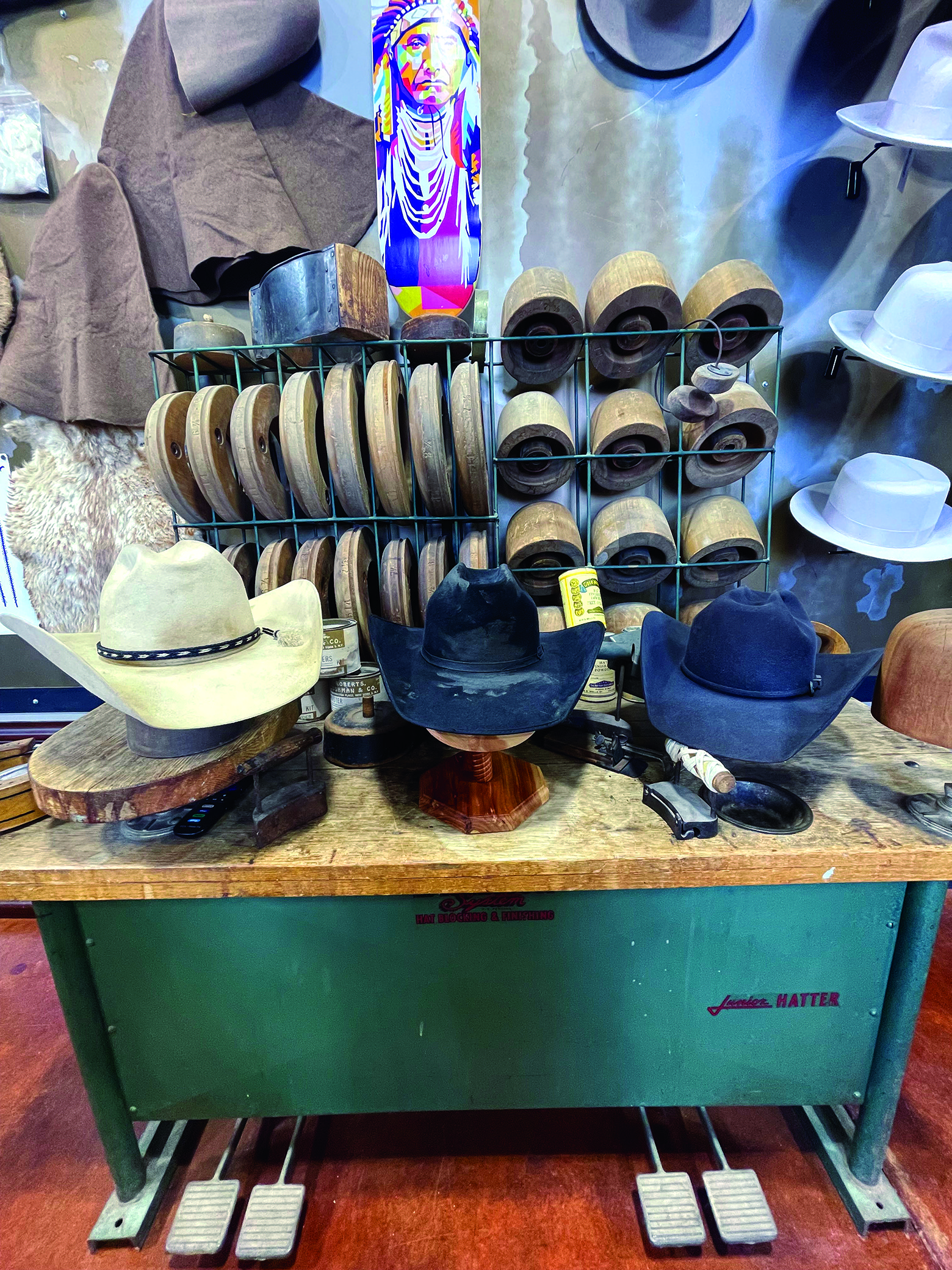 Colorado cowboy hat maker crafts custom designs to withstand rain