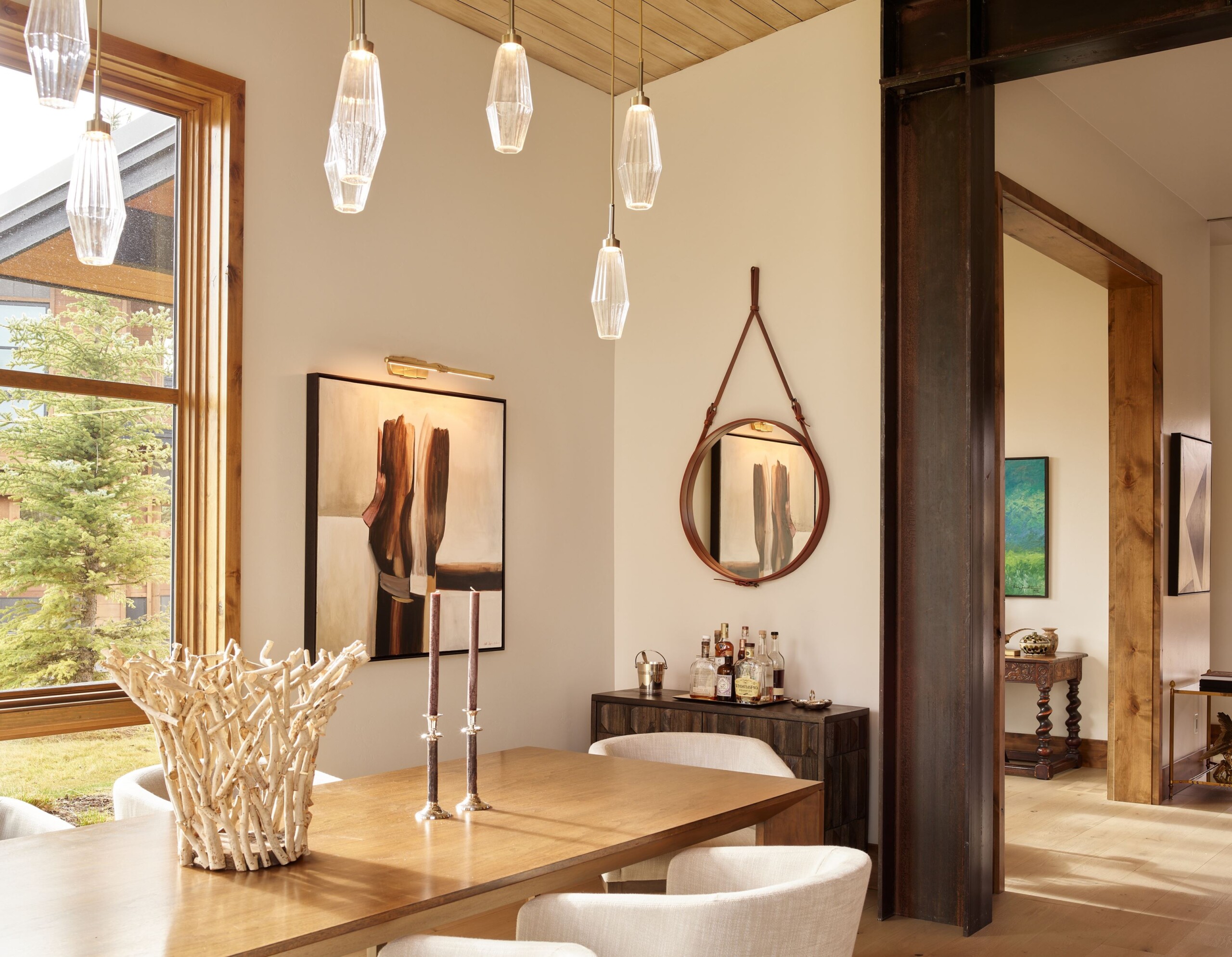 View of A Private Sporting Club Lodge Gets a Design Refresh - Mountain Living