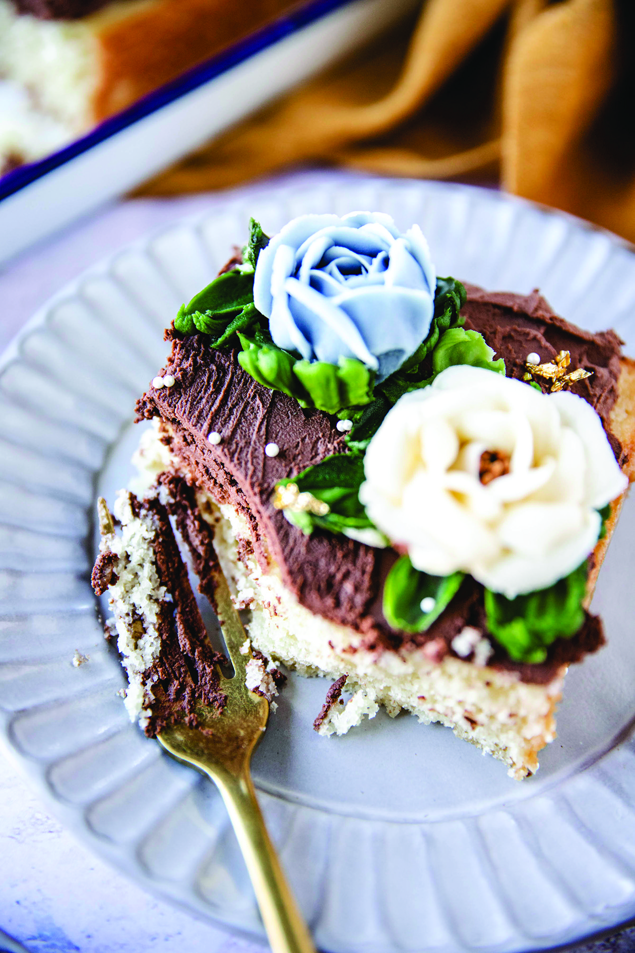 By The Book Cake Flower