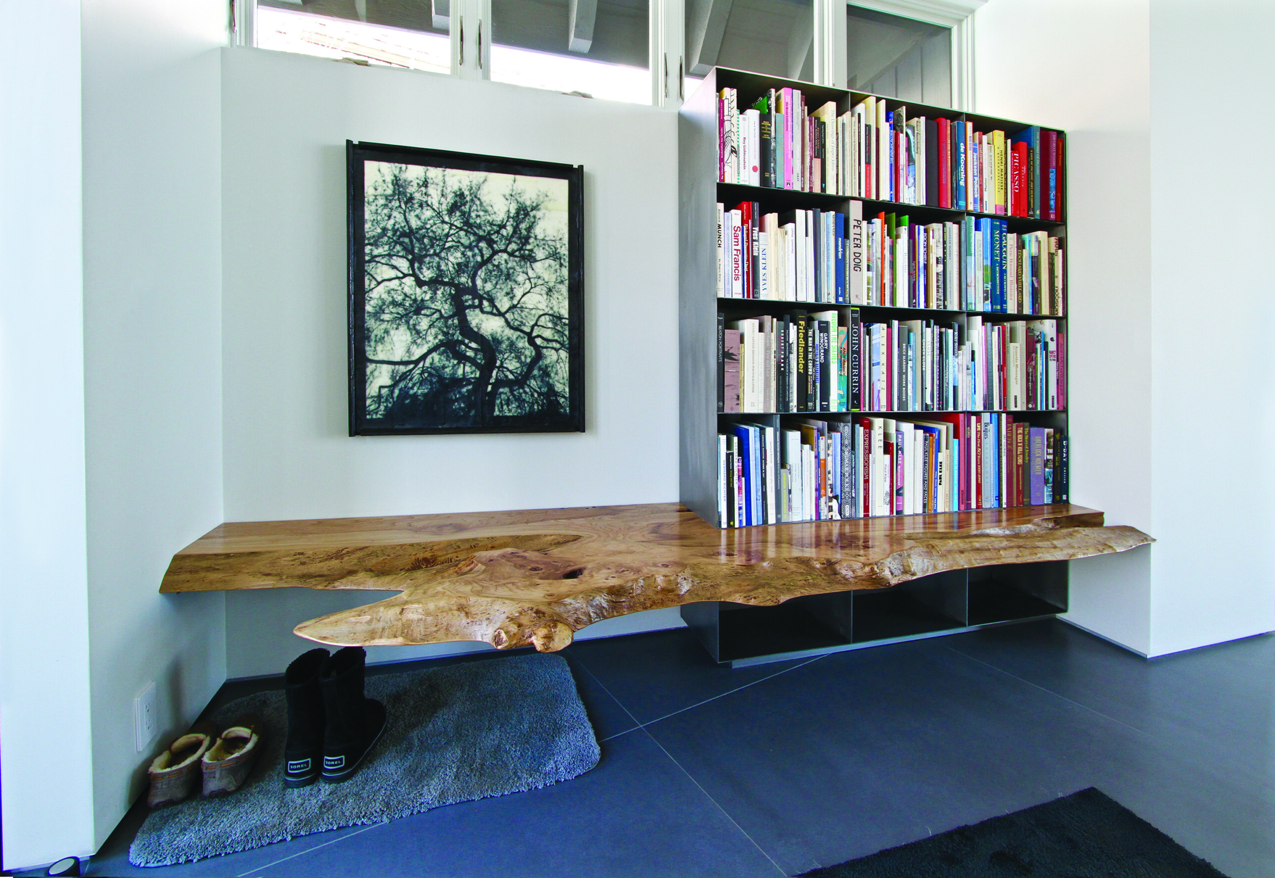 Artisan Bookcase Bench