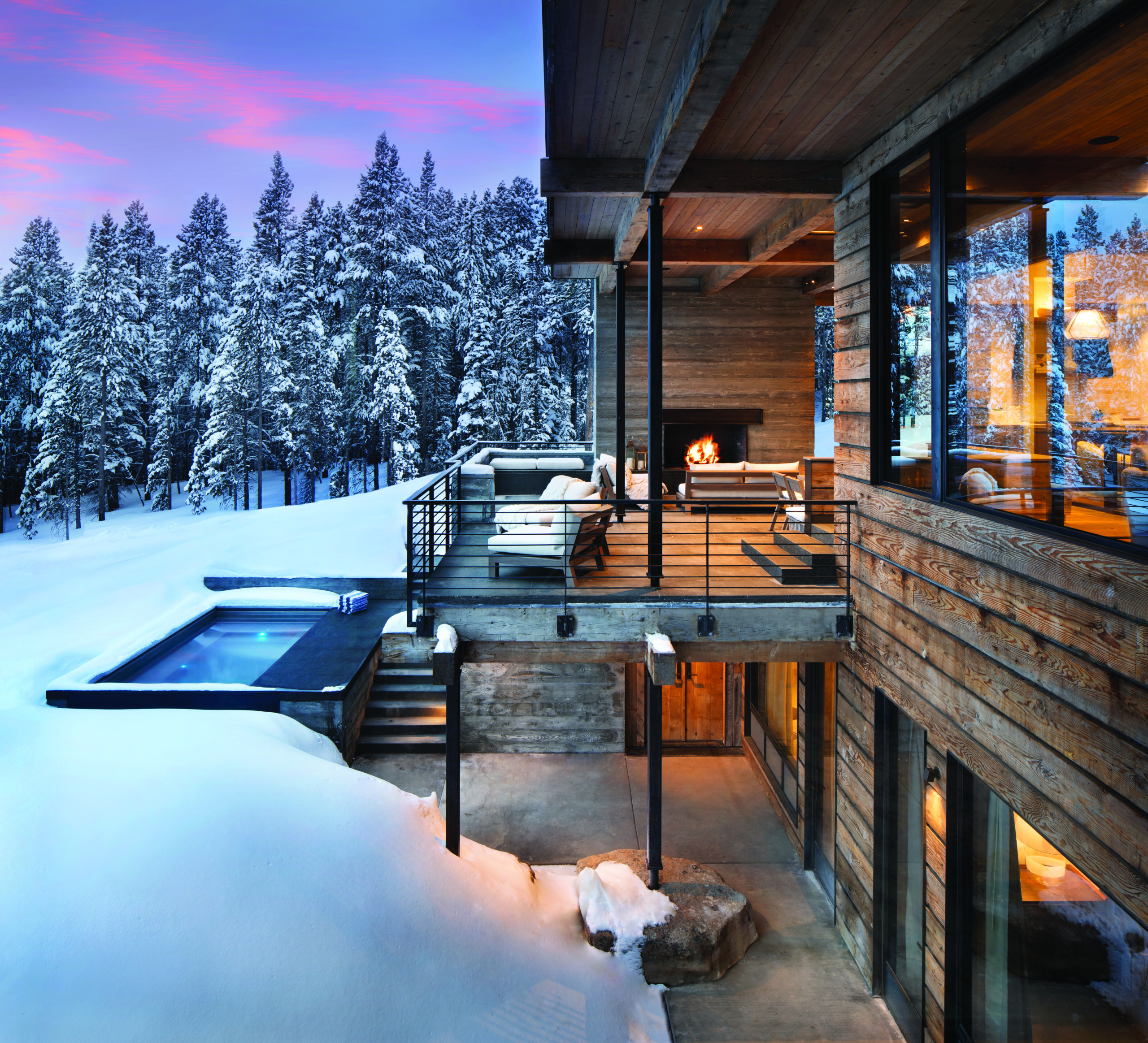 Ext Outdoor Living 1 Modern Ski Home