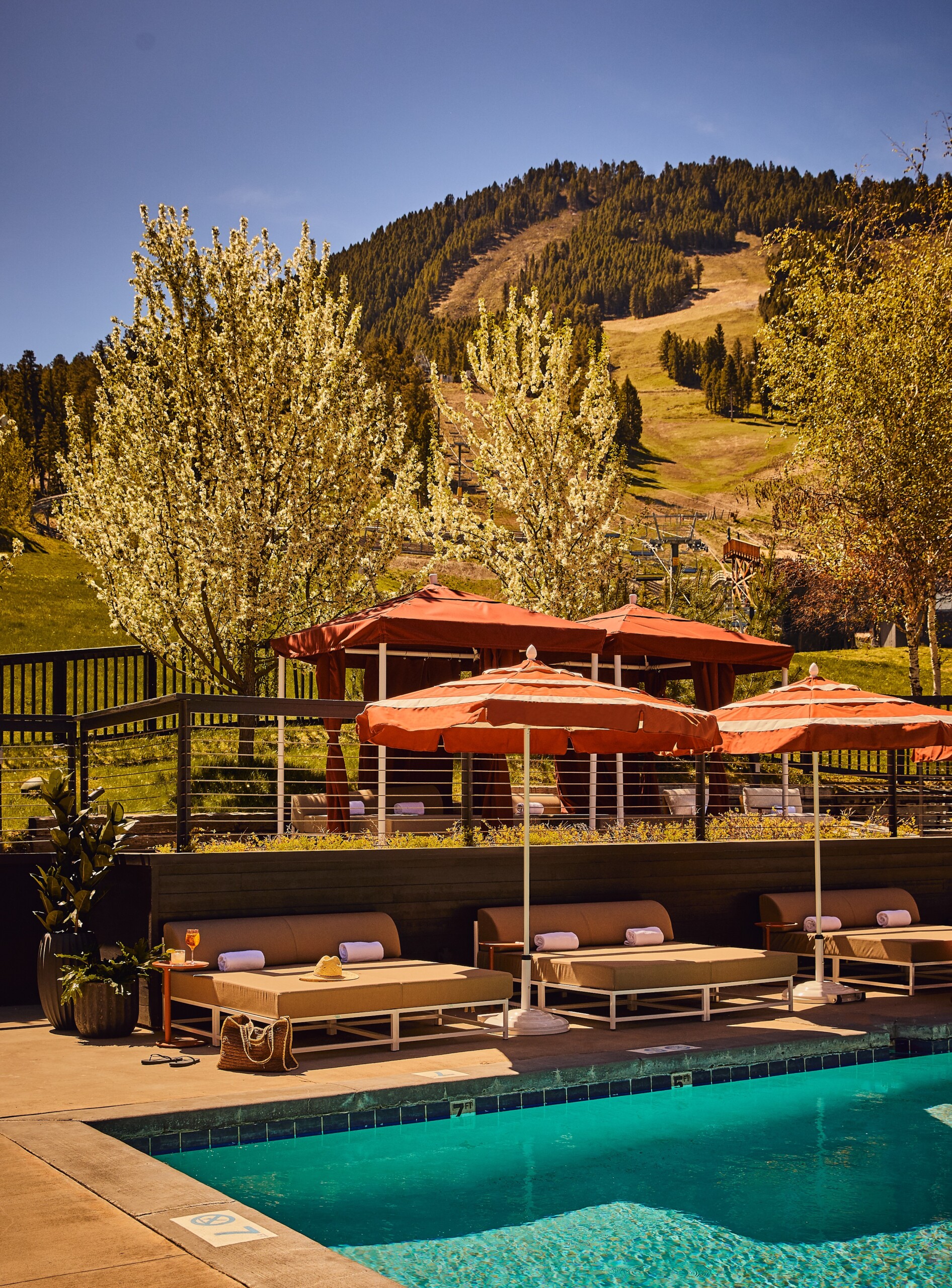 11 Trailborn Jackson Hole Pool Deck And Mountain Views Credit Christian Harder Courtesy Of Trailborn Hotels Resorts