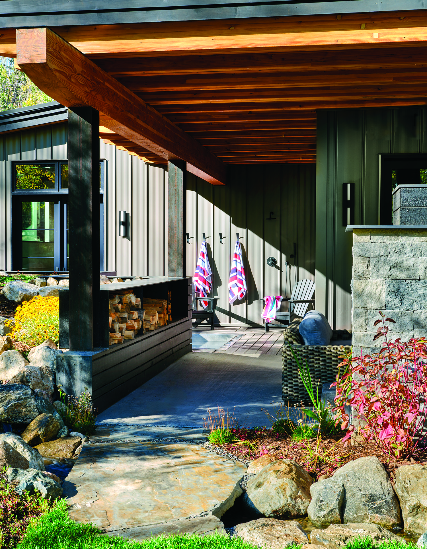 Arch Outdoor Shower